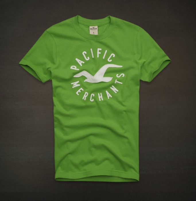 Hollister Hombres De Cuello Redondo Corto Remera HCO4184